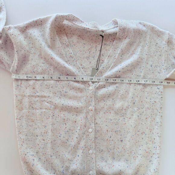 NWT Revolve One Gray Day Sloan 100% Cashmere Cardigan in Red & Blue Speckle XS - Picture 10 of 11